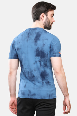 Mens Round Neck Half Sleeves Activewear T shirt