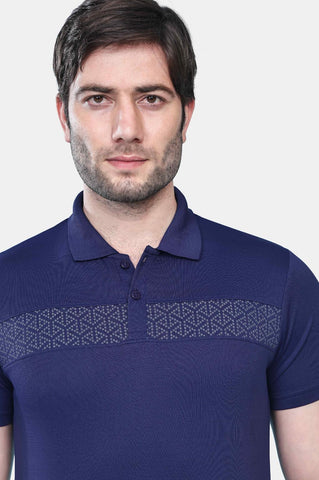Mens Activewear Collared T shirt