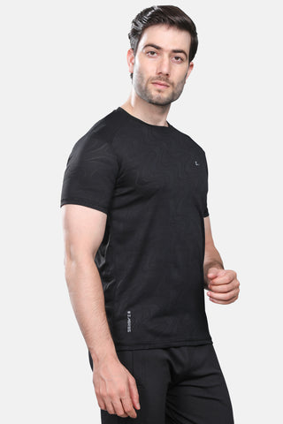 Mens Activewear Honeycomb Fabric Tshirt