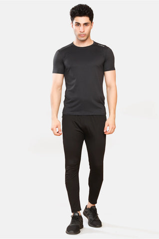 Mens Round Neck Activewear Half Sleeves T Shirt