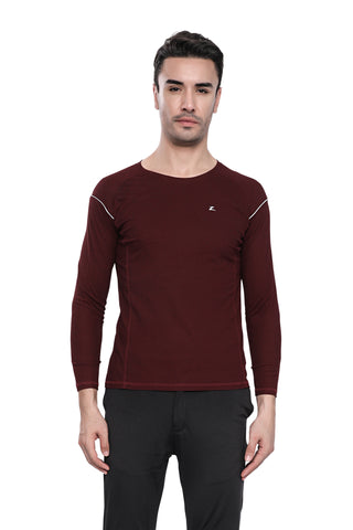 Mens Full Sleeve Crew Neck Smart Fit T-Shirt