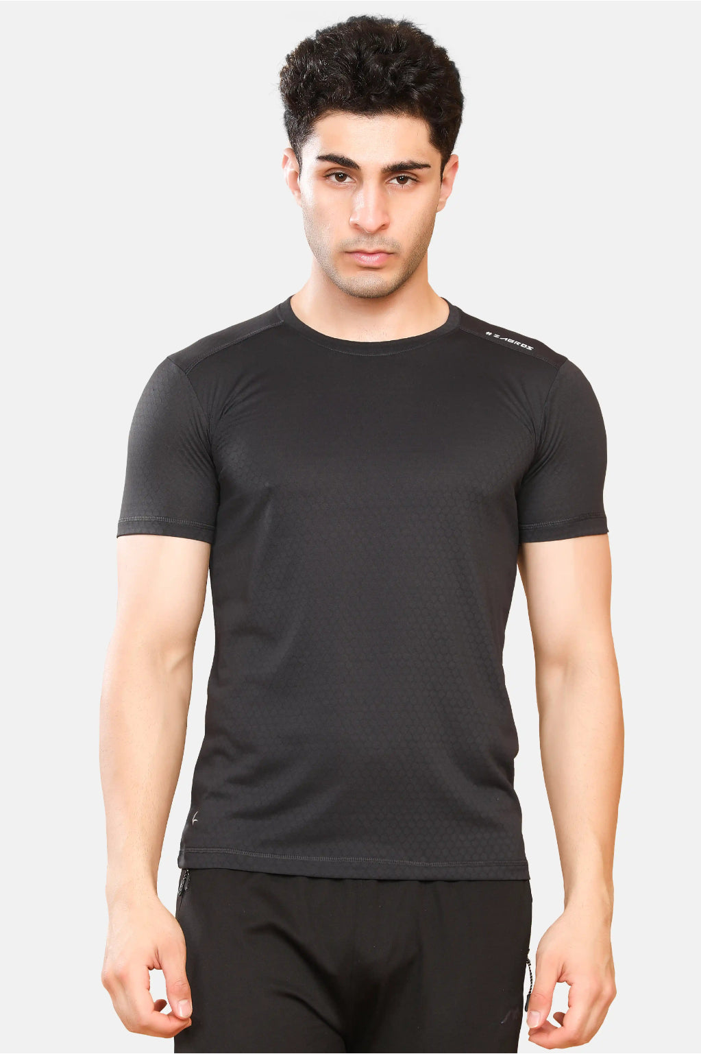 Mens Round Neck Activewear Half Sleeves T Shirt