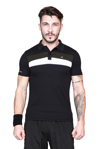 Men's Striped Polo T-Shirt