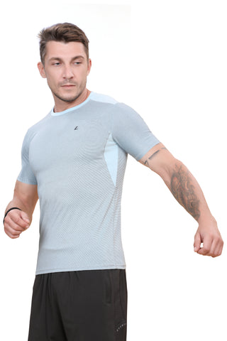 Men's Round Neck Printed T-shirt