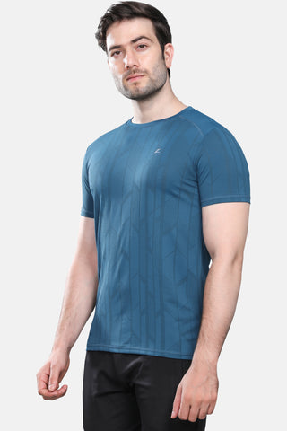 Mens Activewear Honeycomb Fabric Tshirt