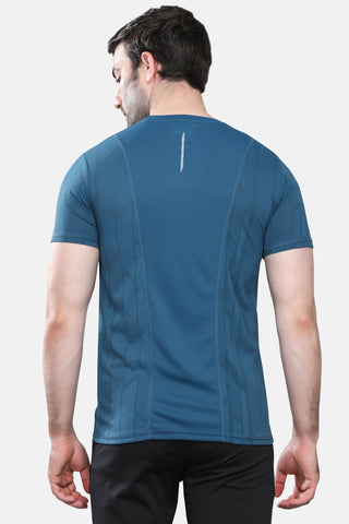 Mens Activewear Honeycomb Fabric Tshirt
