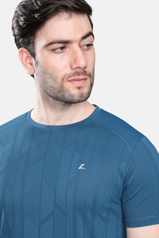 Mens Activewear Honeycomb Fabric Tshirt