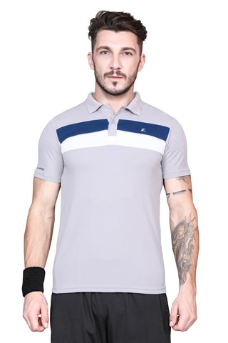 Men's Striped Polo T-Shirt