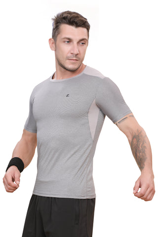 Men's Round Neck Printed T-shirt