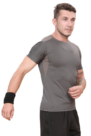 Men's Round Neck Printed T-shirt