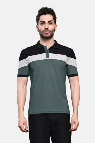 Mens Activewear Collared T shirt
