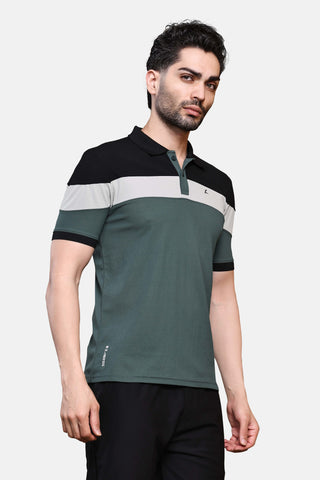 Mens Activewear Collared T shirt