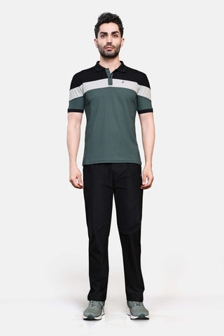 Mens Activewear Collared T shirt
