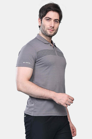 Mens Activewear Collared T shirt