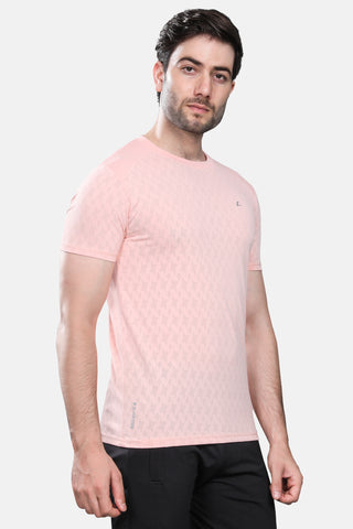 Mens Activewear Honeycomb Fabric Tshirt