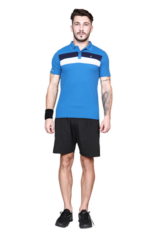 Men's Striped Polo T-Shirt