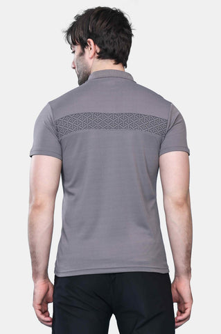 Mens Activewear Collared T shirt