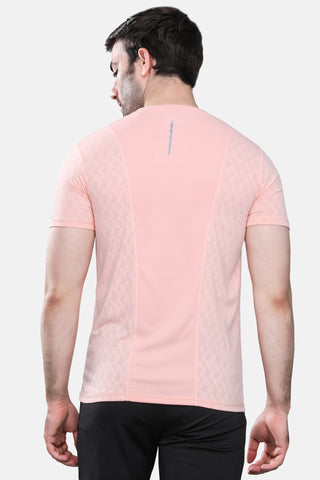Mens Activewear Honeycomb Fabric Tshirt