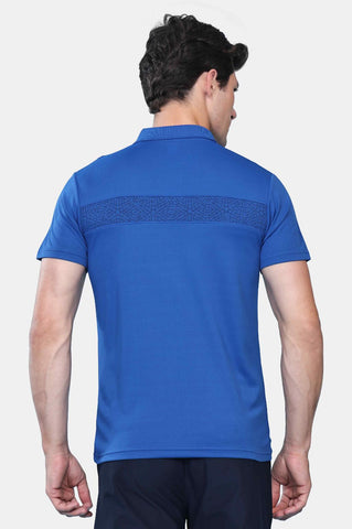 Mens Activewear Collared T shirt