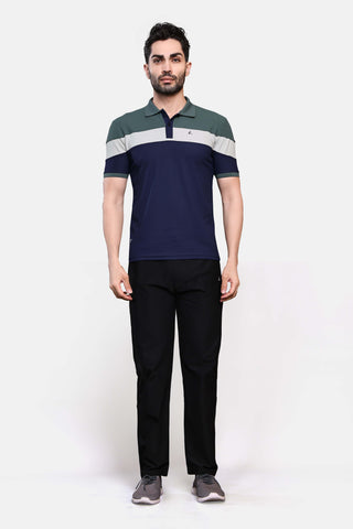 Mens Activewear Collared T shirt