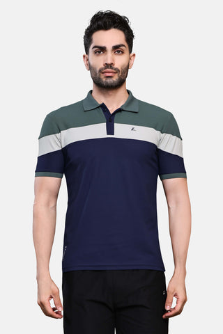 Mens Activewear Collared T shirt