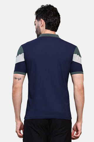 Mens Activewear Collared T shirt