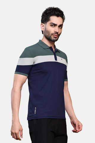 Mens Activewear Collared T shirt