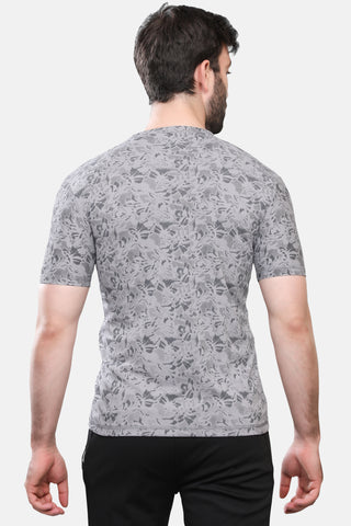 Mens Round Neck Half Sleeves Activewear T shirt