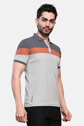 Mens Activewear Collared T shirt