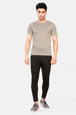 Mens Round Neck Activewear Half Sleeves T Shirt
