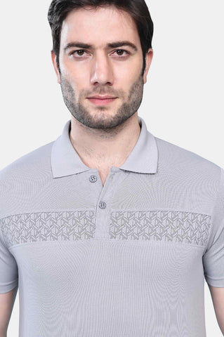 Mens Activewear Collared T shirt