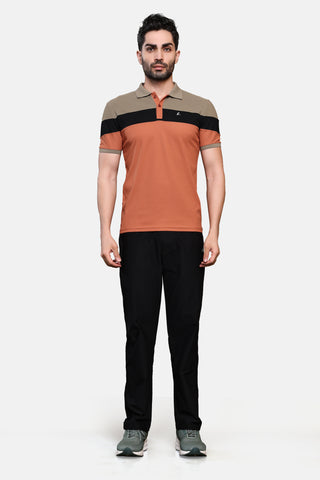 Mens Activewear Collared T shirt