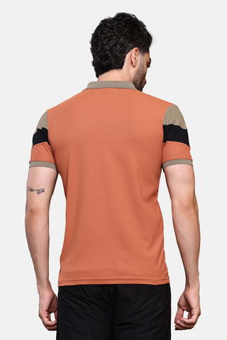 Mens Activewear Collared T shirt