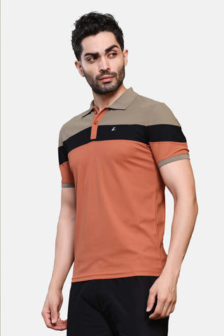 Mens Activewear Collared T shirt