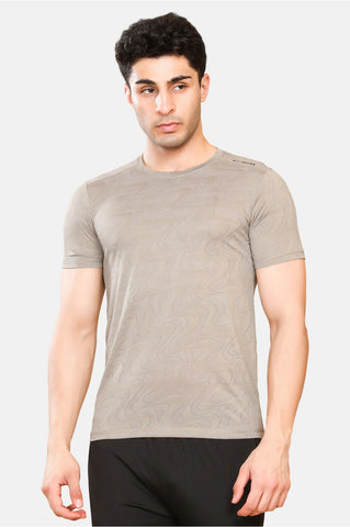 Mens Round Neck Activewear Half Sleeves T Shirt