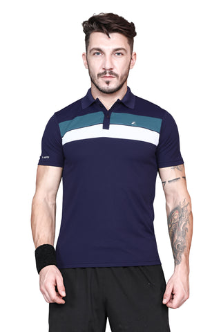 Men's Striped Polo T-Shirt