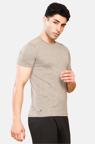 Mens Round Neck Activewear Half Sleeves T Shirt