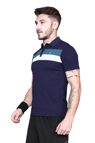 Men's Striped Polo T-Shirt