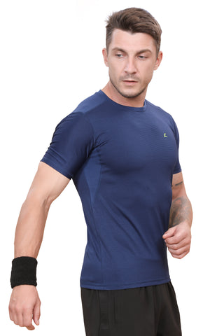 Men's Round Neck Printed T-shirt