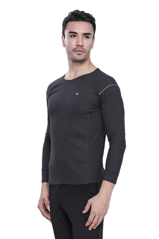 Mens Full Sleeve Crew Neck Smart Fit T-Shirt