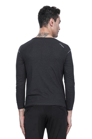 Mens Full Sleeve Crew Neck Smart Fit T-Shirt