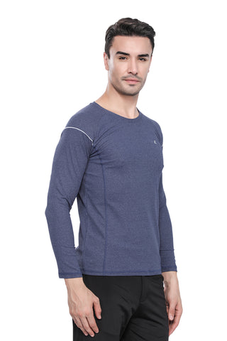 Mens Full Sleeve Crew Neck Smart Fit T-Shirt