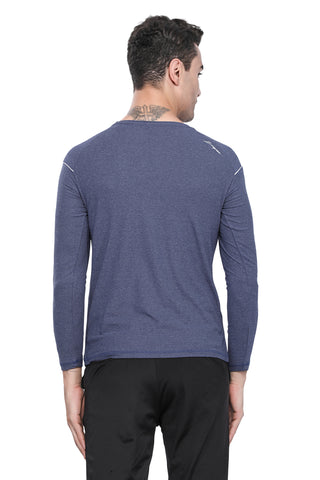 Mens Full Sleeve Crew Neck Smart Fit T-Shirt