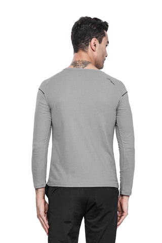 Mens Full Sleeve Crew Neck Smart Fit T-Shirt