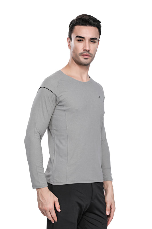 Mens Full Sleeve Crew Neck Smart Fit T-Shirt