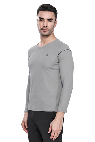 Mens Full Sleeve Crew Neck Smart Fit T-Shirt