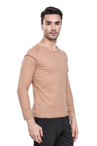 Mens Full Sleeve Crew Neck Smart Fit T-Shirt