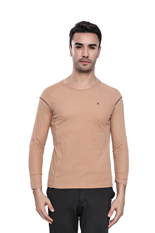 Mens Full Sleeve Crew Neck Smart Fit T-Shirt