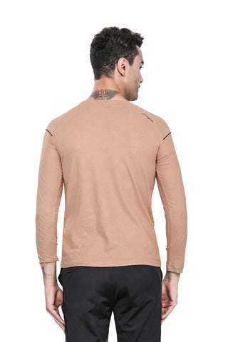 Mens Full Sleeve Crew Neck Smart Fit T-Shirt