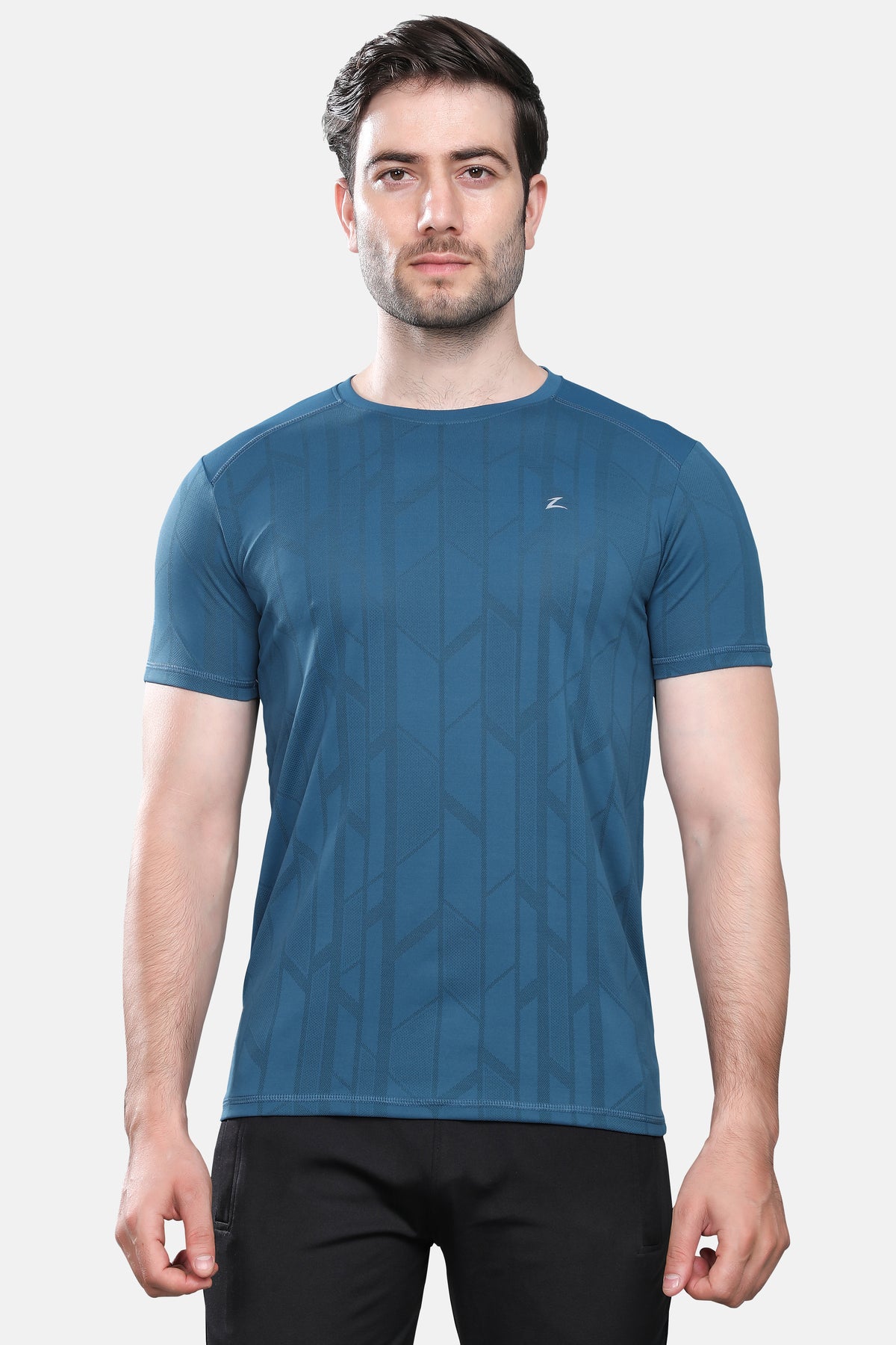 Mens Activewear Honeycomb Fabric Tshirt